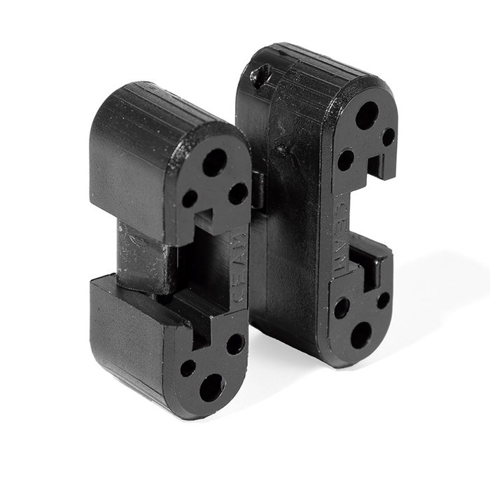 CEAM 2025 33X30 Bisagra Invisible para Mueble 33x30mm, Negro