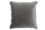 DKD Home Decor Cojin Gris Claro 45 x 45 cm (2 Unidades) Poliester Zipper