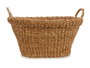 Giftdecor Cesto Asa Ovalado Gra Borde 58 x 34 x 42 cm de Alga de Mar Marron 32 L (Set de 6)