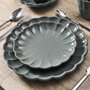 Home Deco Factory Plato Llano Calista Gris 27 cm
