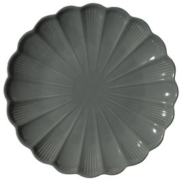 Home Deco Factory Plato Llano Calista Gris 27 cm
