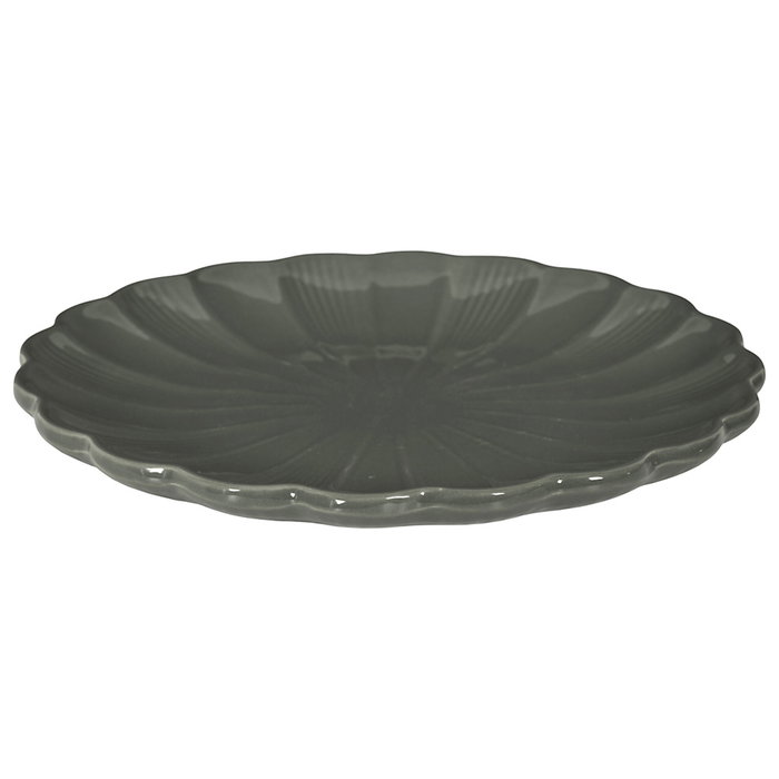 Home Deco Factory Plato Llano Calista Gris 27 cm
