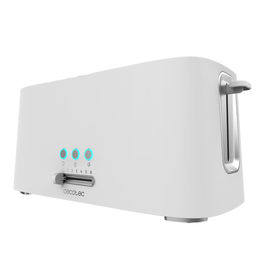 CECOTEC 03190 Tostadora, 4 Rebanadas, 1630 W, Blanco