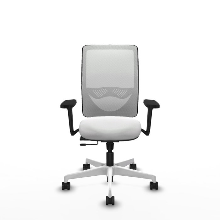 PIQUERAS Y CRESPO Silla de oficina Zulema Blanca con Mecanismo Sincro/Traslack