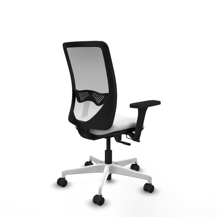 PIQUERAS Y CRESPO Silla de oficina Zulema Blanca con Mecanismo Sincro/Traslack