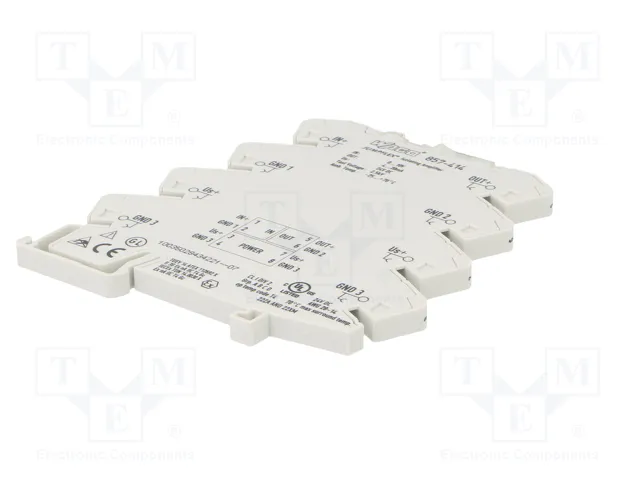 WAGO Transductor Separador de Señal / Amplificador para Raíl DIN