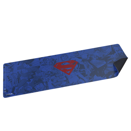 Trust 25743 Alfombrilla de Ratón Gaming XXL Superman - Base Antideslizante, Bordes Rematados, Ideal Gaming