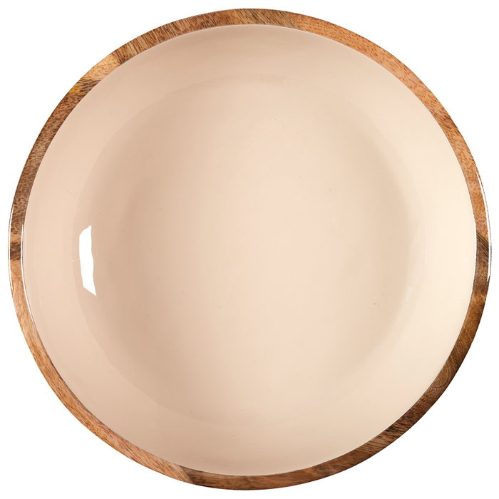 Home Deco Factory Ensaladera Dune Crema Mirage de 28 cm