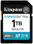Kingston Canvas Go! Plus 1TB SDXC 200MB/s C10 UHS-I U3 V30