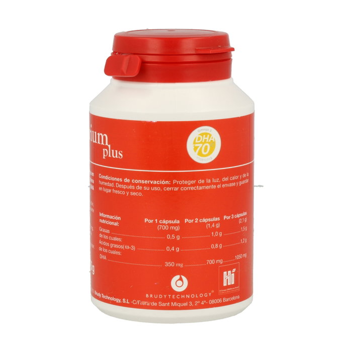 Algatrium Plus DHA 70% 700mg 180 cápsulas Algatrium Plus DHA 70% 700mg 180 cápsulas
