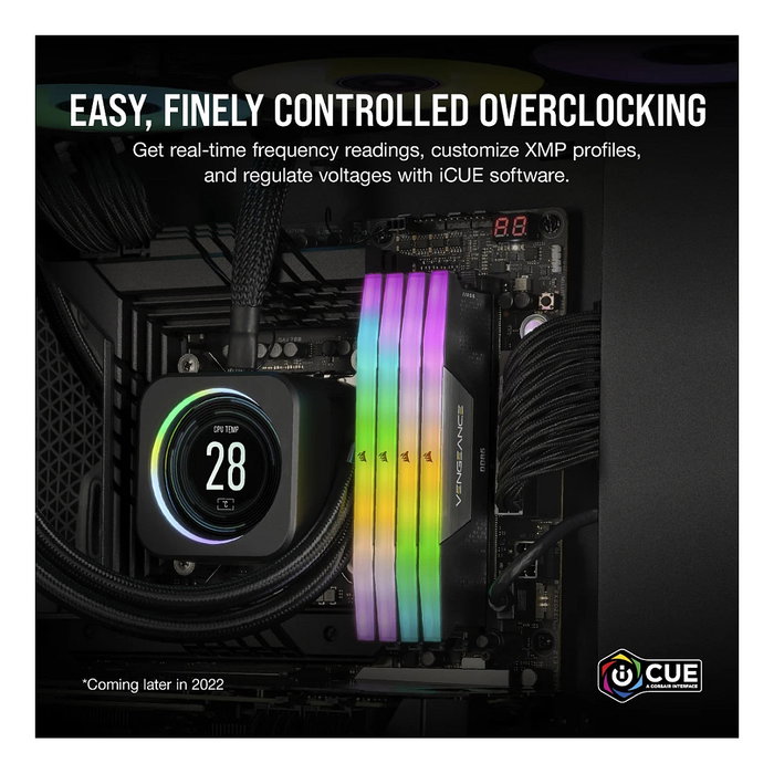 Corsair Vengeance RGB CMH8GX5M1B5200C40 8GB DDR5 5200MT/s Negro