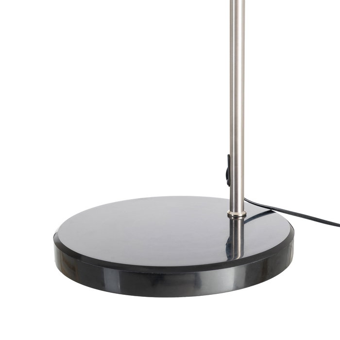 Lámpara Suelo Plata-Negro Metal-Mármol 100 X 37 X 197 cm Lámpara Suelo Plata-Negro Metal-Mármol 100 X 37 X 197 cm