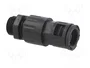 LAPP Conector final recto SILVYN® KLICK GPZ-M M16 Negro