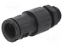 LAPP Conector final recto SILVYN® KLICK GPZ-M M16 Negro