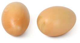 Maracas Ritmo de Madera 7,5 cm Natural