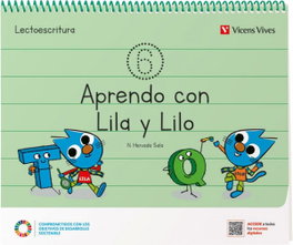 Vicens Vives, Aprendo con Lila y Lilo Cuaderno 6 - Vicens Vives