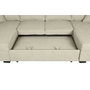 DKD Home Decor Sofá Cama en Poliéster Arena 298x154x92 cm