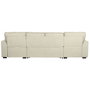 DKD Home Decor Sofá Cama en Poliéster Arena 298x154x92 cm