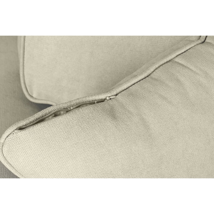 DKD Home Decor Sofá Cama en Poliéster Arena 298x154x92 cm