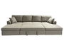 DKD Home Decor Sofá Cama Moderno Arena 154 x 92 x 298 cm