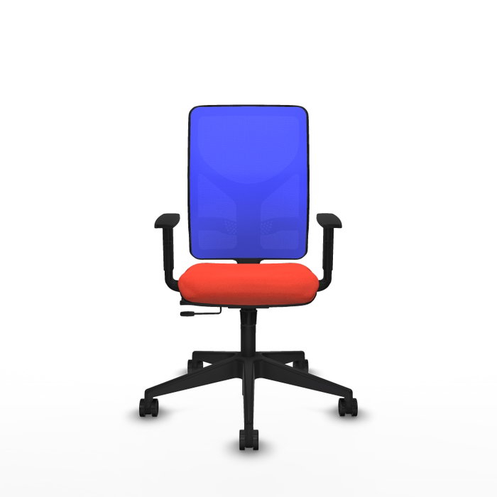 PIQUERAS Y CRESPO Silla de oficina Motilla Sincro/Traslack Naranja oscuro/Azul
