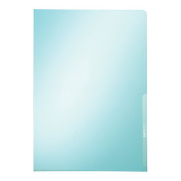 LEITZ Fundas para dossiers A4 Azul 150 micras Paquete de 100