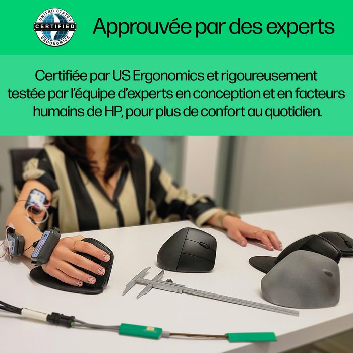 HP 920 Ratón Inalámbrico Ergonomico Vertical con Reposamuñecas