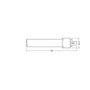 Ledvance Lámpara LED DULUX G23 4W 500Lm 3000K