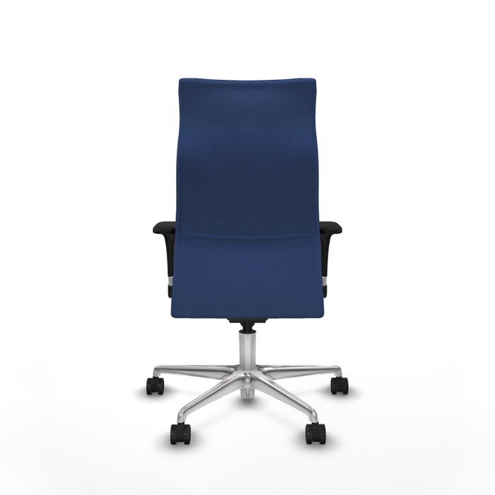 PIQUERAS Y CRESPO Sillón Albacete con Mecanismo Sincro, Tela Azul Marino, Base Aluminio y Brazos 1D PIQUERAS Y CRESPO Sillón Albacete con Mecanismo Sincro, Tela Azul Marino, Base Aluminio y Brazos 1D