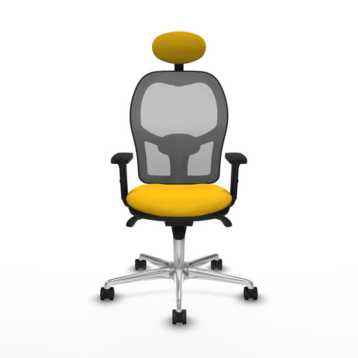 PIQUERAS Y CRESPO Silla de oficina Jorquera Amarillo y Gris PIQUERAS Y CRESPO Silla de oficina Jorquera Amarillo y Gris
