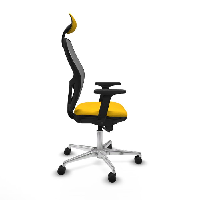 PIQUERAS Y CRESPO Silla de oficina Jorquera Amarillo y Gris PIQUERAS Y CRESPO Silla de oficina Jorquera Amarillo y Gris