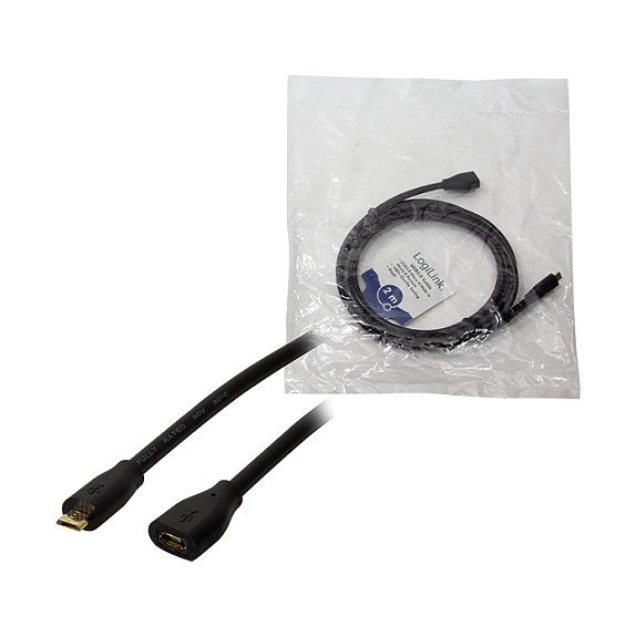 LOGILINK Cable USB 2.0 Micro-USB B de 2 m LOGILINK Cable USB 2.0 Micro-USB B de 2 m