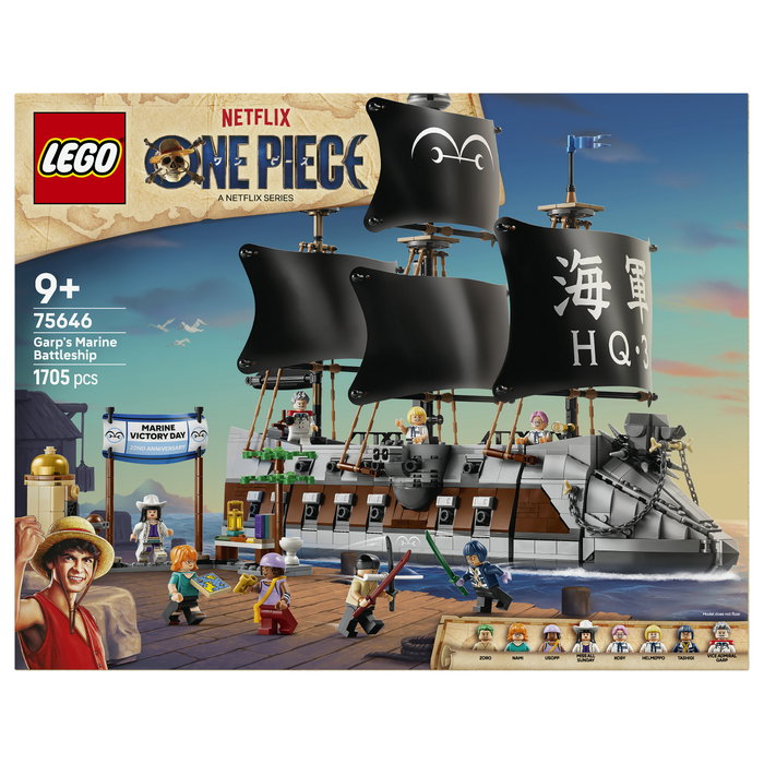 Lego Barco de la Marina de Garp 75646 ONE PIECE Netflix Edition