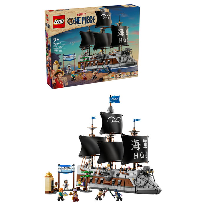 Lego Barco de la Marina de Garp 75646 ONE PIECE Netflix Edition