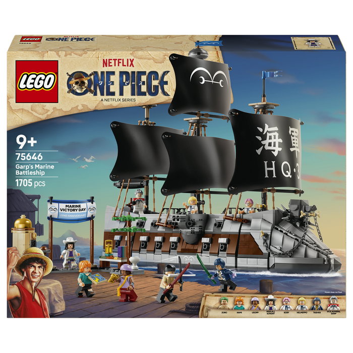 Lego Barco de la Marina de Garp 75646 ONE PIECE Netflix Edition