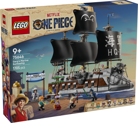 Lego Barco de la Marina de Garp 75646 ONE PIECE Netflix Edition