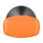 LogiLink Taburete Ergonómico con Altura Ajustable y Movimiento de Balanceo, Naranja