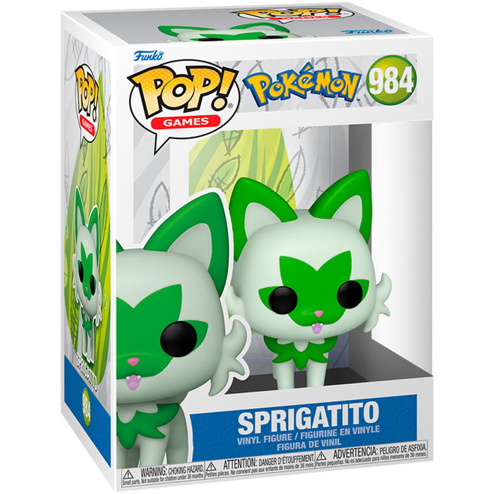 Funko POP! Games Pokémon Sprigatito Figura de Vinilo