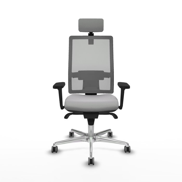 PIQUERAS Y CRESPO Silla de oficina Horna Gris con mecanismo Sincro PIQUERAS Y CRESPO Silla de oficina Horna Gris con mecanismo Sincro
