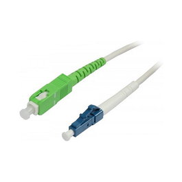 Synergy21 Patchkabel de Fibra LWL-1 LWL-1-Faser 3m LC-SC(APC), 9/125u, G657.A2, Schrägschliff, Referencia LWL-1-Faser-Patchk.