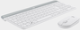 Logitech MK470 Combo Teclado Español y Ratón Inalámbrico Blanco