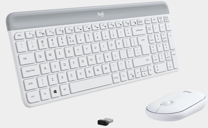Logitech MK470 Combo Teclado Español y Ratón Inalámbrico Blanco Logitech MK470 Combo Teclado Español y Ratón Inalámbrico Blanco