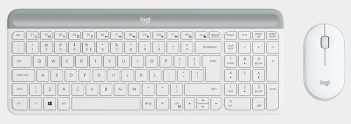 Logitech MK470 Combo Teclado Español y Ratón Inalámbrico Blanco Logitech MK470 Combo Teclado Español y Ratón Inalámbrico Blanco