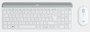 Logitech MK470 Combo Teclado Español y Ratón Inalámbrico Blanco