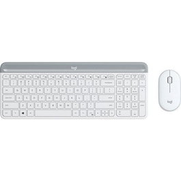 Logitech Teclado + Mouse MK470 Wireless Compacto Silencioso para Oficina y Hogar