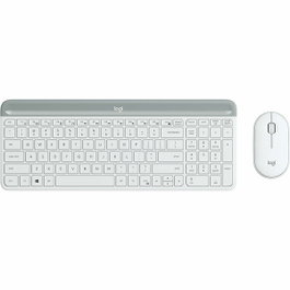 Logitech MK470 Combo Teclado Español y Ratón Inalámbrico Blanco