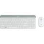 Logitech MK470 Combo Teclado Español y Ratón Inalámbrico Blanco