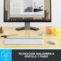 Logitech MK470 Combo Teclado Español y Ratón Inalámbrico Blanco