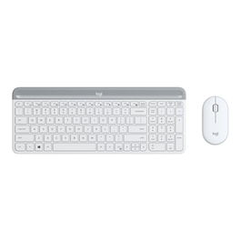 Logitech MK470 Combo Inalámbrico de Teclado y Mouse Silencioso, Ultracompacto, Receptor USB, 36 Meses Batería, Español QWERTY