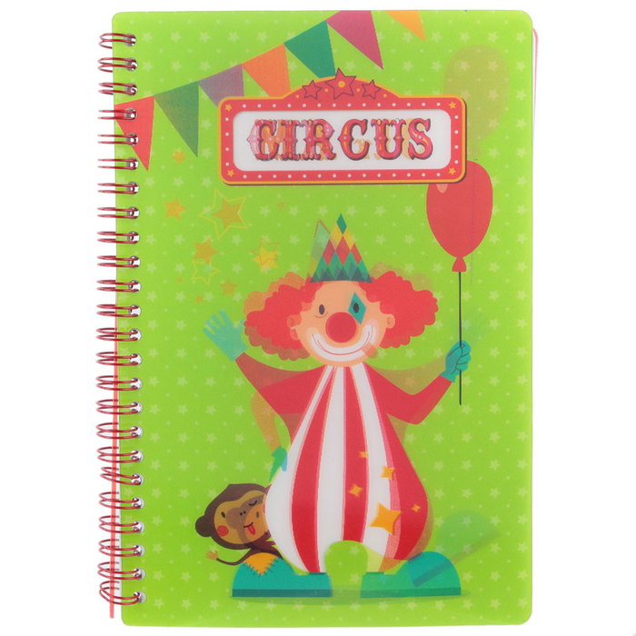 Jeux 2 momes Libreta 3D Dina5 55 Piezas Espiral CIRCUS con Efecto 3D Modelos Surtidos Jeux 2 momes Libreta 3D Dina5 55 Piezas Espiral CIRCUS con Efecto 3D Modelos Surtidos